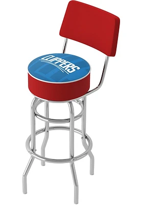 Los Angeles Clippers Fade Padded Pub Stool - Blue