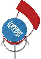 Los Angeles Clippers Fade Padded Pub Stool - Blue