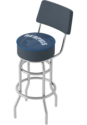 Memphis Grizzlies Fade Padded Pub Stool - Blue