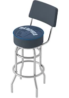 Memphis Grizzlies Fade Padded Pub Stool - Blue