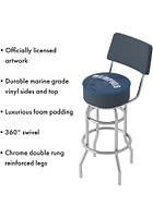 Memphis Grizzlies Fade Padded Pub Stool - Blue