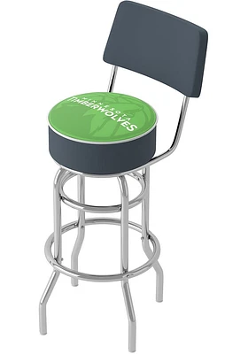 Minnesota Timberwolves Fade Padded Pub Stool - Green