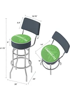 Minnesota Timberwolves Fade Padded Pub Stool - Green