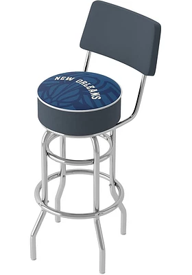 New Orleans Pelicans Fade Padded Pub Stool - Blue