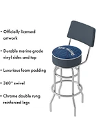 New Orleans Pelicans Fade Padded Pub Stool - Blue