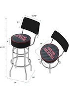 Portland Trail Blazers Fade Padded Pub Stool - Red