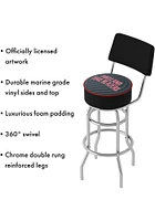 Portland Trail Blazers Fade Padded Pub Stool - Red