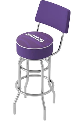 Sacramento Kings Fade Padded Pub Stool - Purple