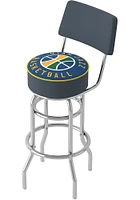 Utah Jazz Fade Padded Pub Stool - Blue