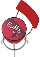 Chicago Bulls Hardwood Classic Padded Pub Stool - Red