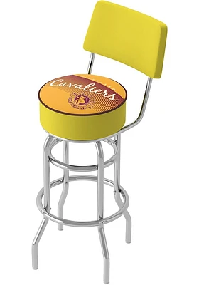 Cleveland Cavaliers Hardwood Classic Padded Pub Stool - Yellow