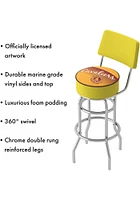 Cleveland Cavaliers Hardwood Classic Padded Pub Stool - Yellow