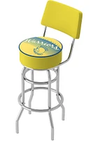 Golden State Warriors Hardwood Classic Padded Pub Stool - Yellow