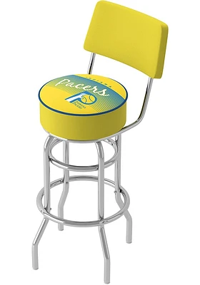 Indiana Pacers Hardwood Classic Padded Pub Stool - Yellow