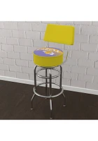 Los Angeles Lakers Hardwood Classic Padded Pub Stool - Yellow