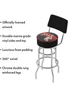 Miami Heat Hardwood Classic Padded Pub Stool - Red
