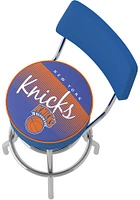 New York Knicks Hardwood Classic Padded Pub Stool - Blue
