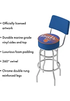 New York Knicks Hardwood Classic Padded Pub Stool - Blue