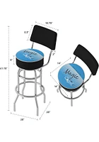 Orlando Magic Hardwood Classic Padded Pub Stool - Blue