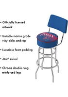 Philadelphia 76ers Hardwood Classic Padded Pub Stool - Red