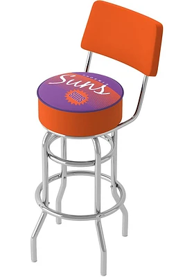Phoenix Suns Hardwood Classic Padded Pub Stool - Orange