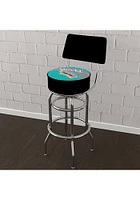 San Antonio Spurs Hardwood Classic Padded Pub Stool - Black