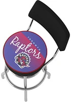 Toronto Raptors Hardwood Classic Padded Pub Stool - Red