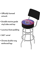 Toronto Raptors Hardwood Classic Padded Pub Stool - Red