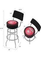 Atlanta Hawks Padded Pub Stool - Red