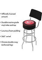 Atlanta Hawks Padded Pub Stool - Red