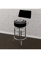 Brooklyn Nets Padded Pub Stool - White