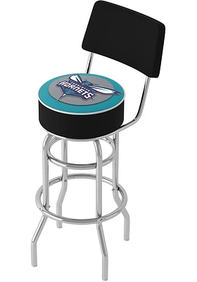 Charlotte Hornets Padded Pub Stool - Blue