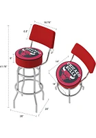 Chicago Bulls Padded Pub Stool - Red