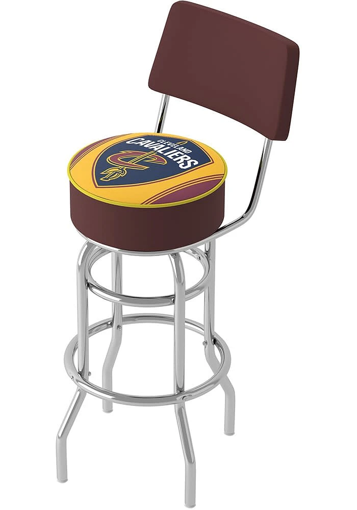 Cleveland Cavaliers Logo Padded Pub Stool - Yellow