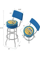 Denver Nuggets Padded Pub Stool - Yellow