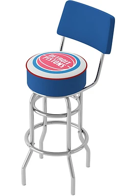Detroit Pistons Padded Pub Stool - Red