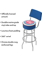Detroit Pistons Padded Pub Stool - Red