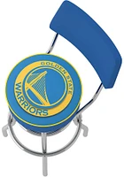 Golden State Warriors Padded Pub Stool - Blue