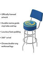 Golden State Warriors Padded Pub Stool - Blue