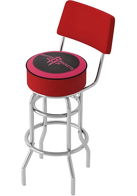 Houston Rockets Padded Pub Stool - Red
