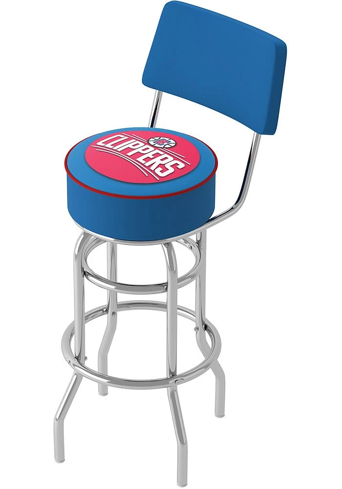 Los Angeles Clippers Padded Pub Stool - Red