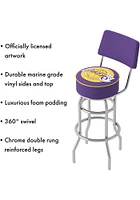 Los Angeles Lakers Padded Pub Stool - Yellow