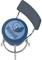Memphis Grizzlies Padded Pub Stool - Blue