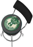 Milwaukee Bucks Padded Pub Stool - Green