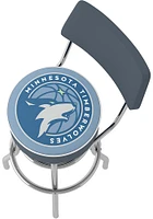 Minnesota Timberwolves Padded Pub Stool - Blue