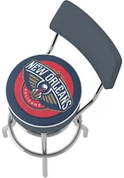 New Orleans Pelicans Padded Pub Stool - Red