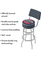 New Orleans Pelicans Padded Pub Stool - Red