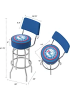 Philadelphia 76ers Padded Pub Stool - Red