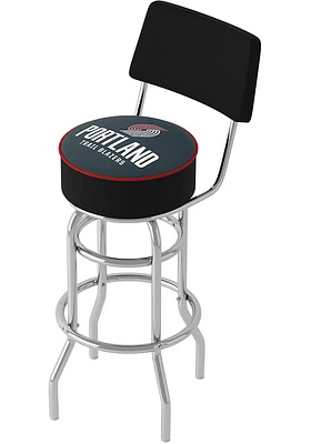 Portland Trail Blazers Padded Pub Stool - Red