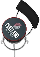 Portland Trail Blazers Padded Pub Stool - Red